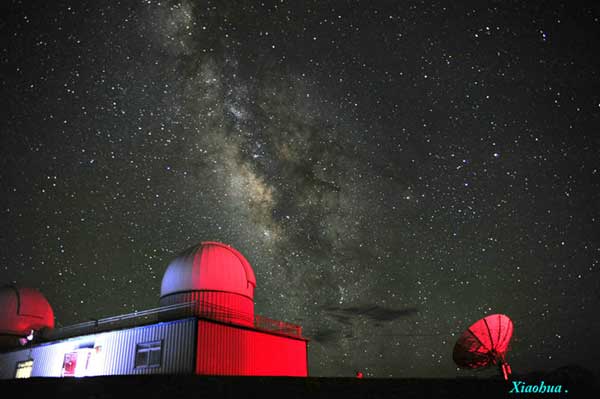 The dark sky reserve covers an area of 2,500 square kilometers.[Photo by Wang Xiaohua/for chinadaily.com.cn]