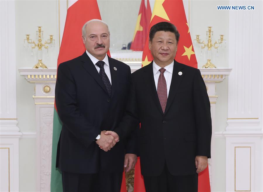 UZBEKISTAN-XI JINPING-BELARUSIAN PRESIDENT-MEETING