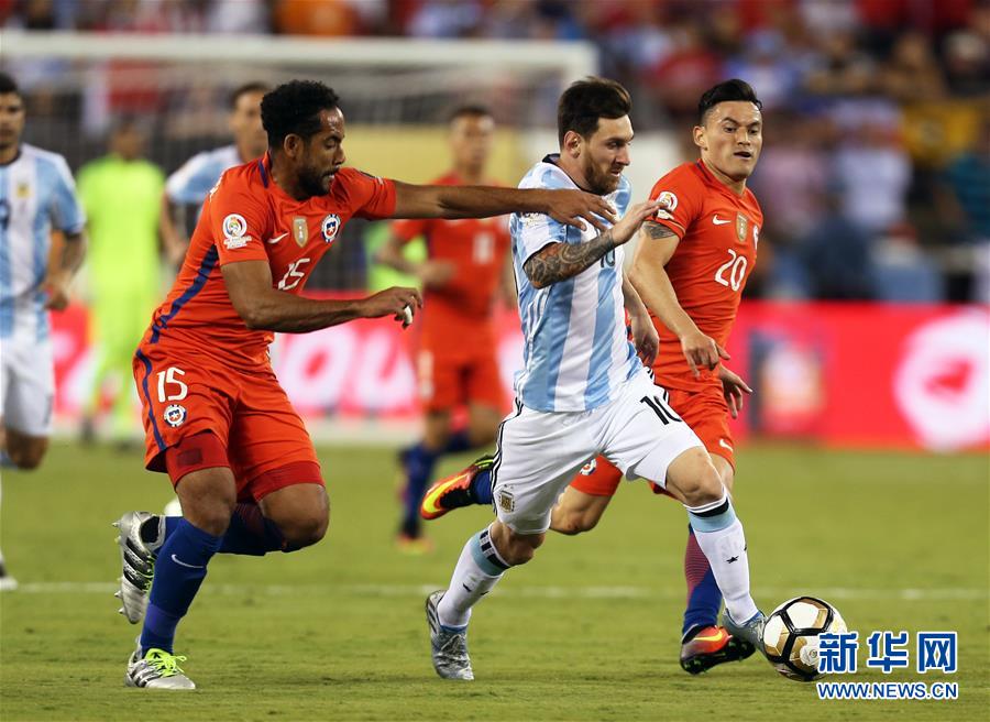 智利点球击败阿根廷 夺得百年美洲杯冠军