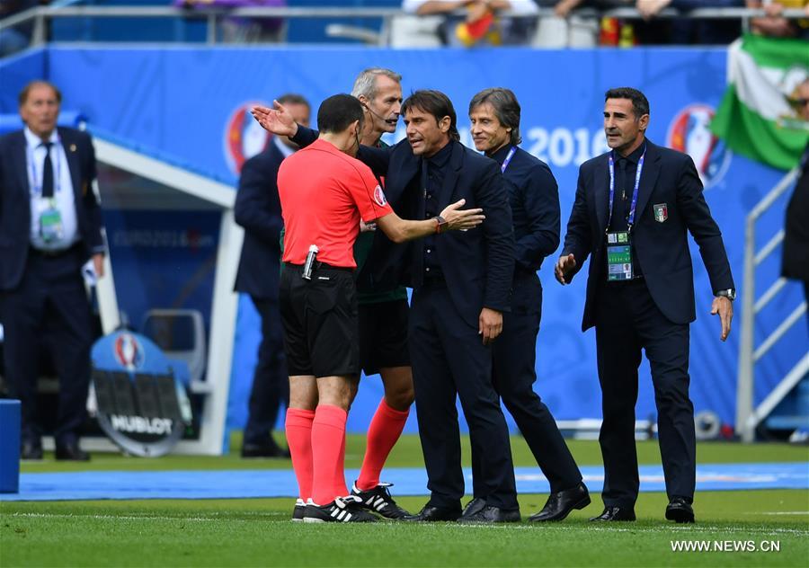 (SP)FRANCE-PARIS-SOCCER-EURO 2016-SPAIN-ITALY