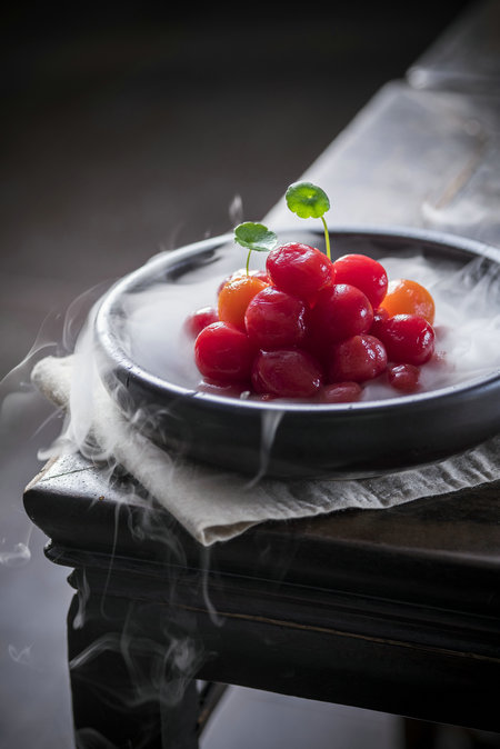 A new hotpot with fresh foods