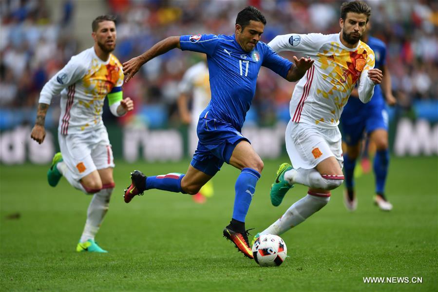 (SP)FRANCE-PARIS-SOCCER-EURO 2016-SPAIN-ITALY