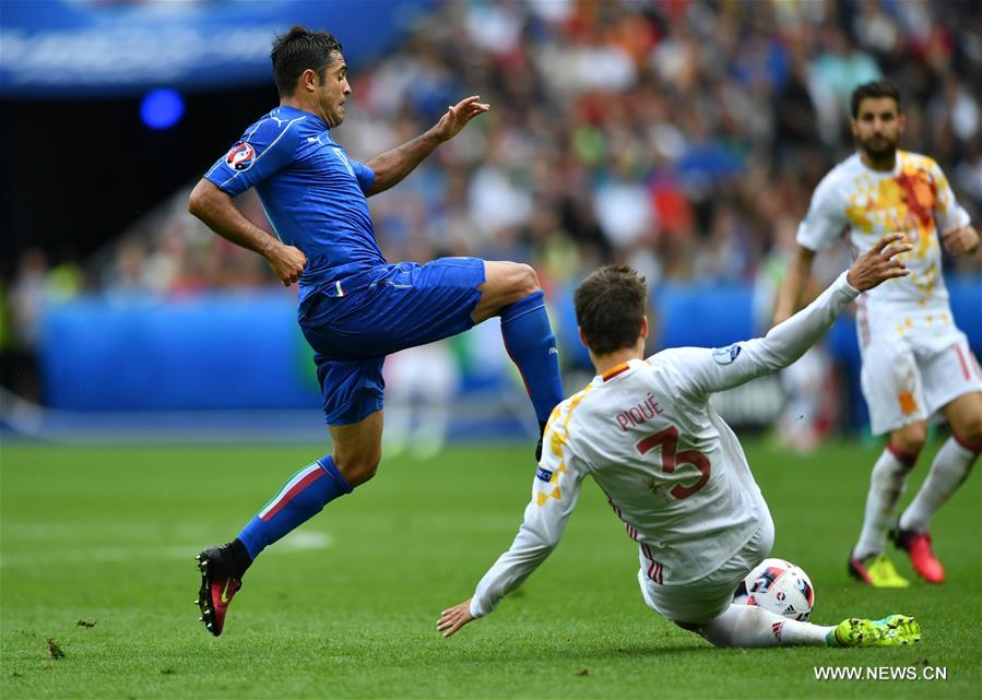 (SP)FRANCE-PARIS-SOCCER-EURO 2016-SPAIN-ITALY