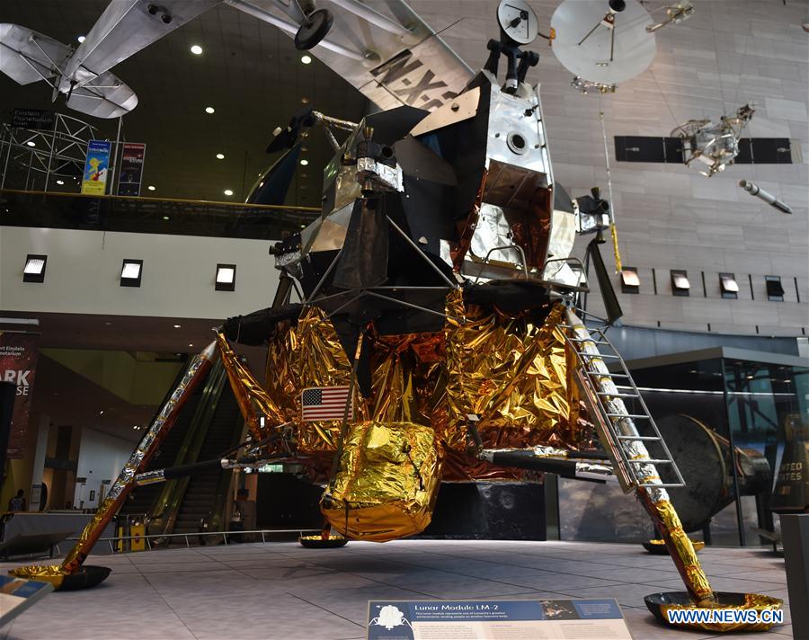 A press preview for the re-opening of the 'Boeing Milestones of Flight Hall' is held at the National Air and Space Museum in Washington D.C., the United States, on June 28, 2016.