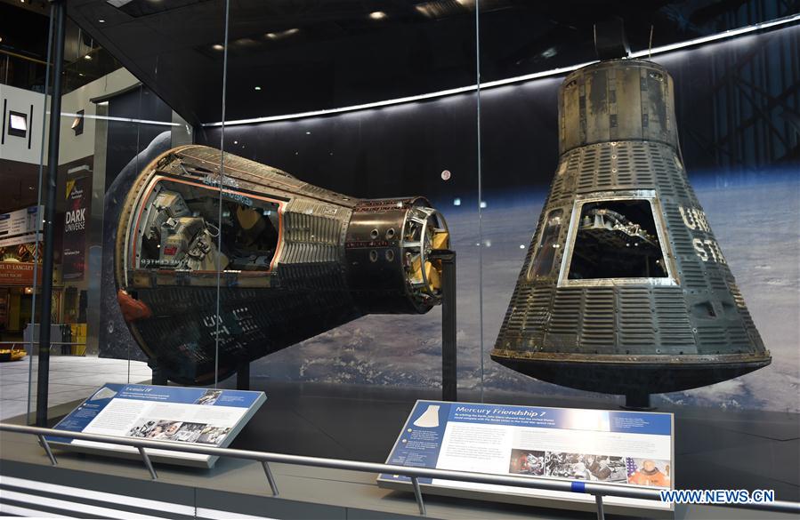 A press preview for the re-opening of the 'Boeing Milestones of Flight Hall' is held at the National Air and Space Museum in Washington D.C., the United States, on June 28, 2016.