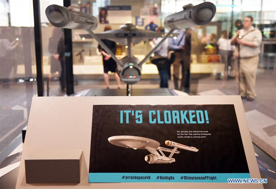 A press preview for the re-opening of the 'Boeing Milestones of Flight Hall' is held at the National Air and Space Museum in Washington D.C., the United States, on June 28, 2016.