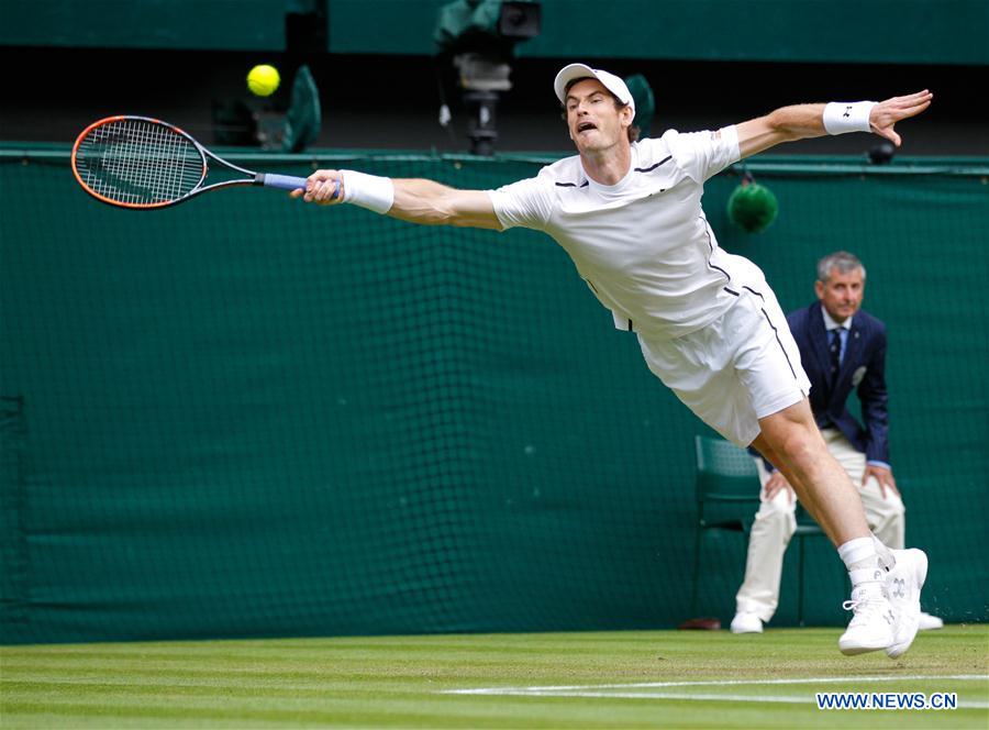(SP)BRITAIN-LONDON-TENNIS-WIMBLEDON-FOURTH ROUND