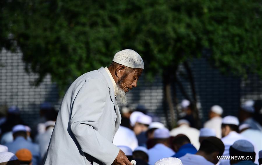 Muslims on Wednesday across China celebrated the Eid al-Fitr, which marks the end of the Muslim holy month of Ramadan. 
