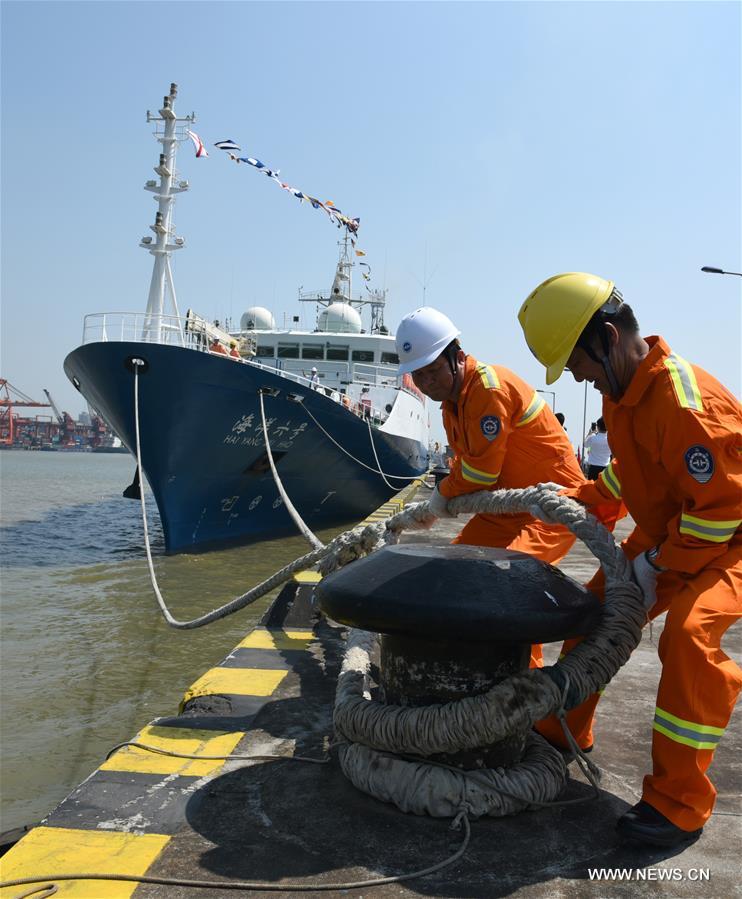 The vessel will spend 282 days conducting deep-sea surveys and a scientific expedition in Antarctica on a nearly 60,000-km voyage.