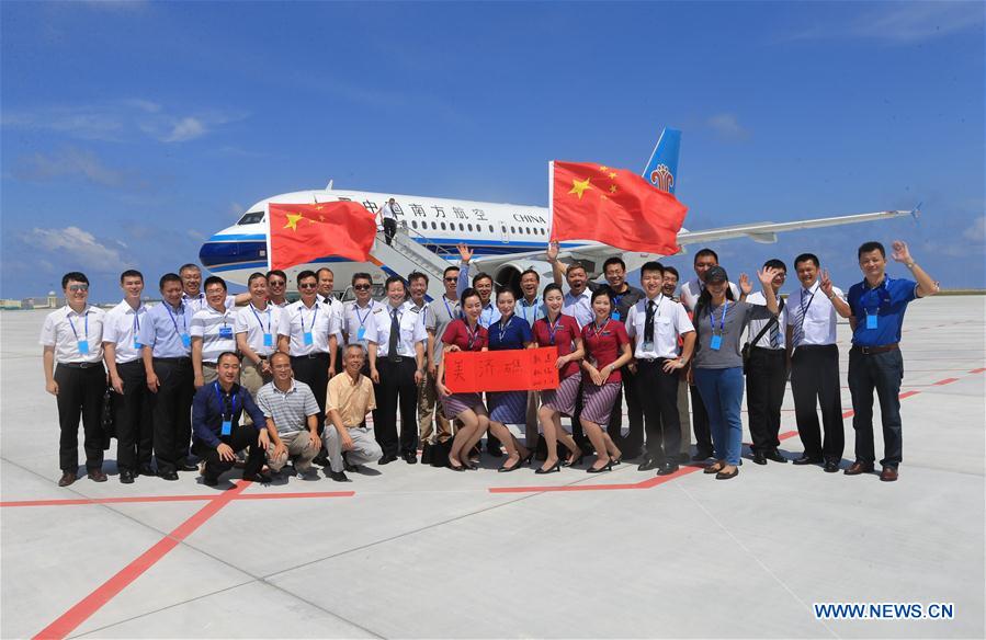 CHINA-NANSHA ISLANDS-NEW AIRPORTS-TEST FLIGHTS (CN)