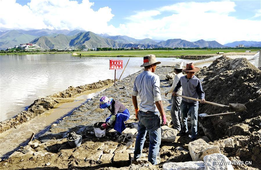 CHINA-LHASA-LALU WETLAND-FLOOD PREVENTION(CN)