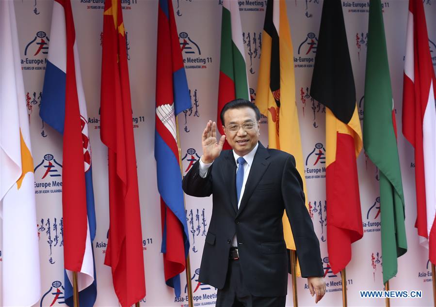 MONGOLIA-ULAN BATOR-CHINESE PREMIER-ASEM SUMMIT