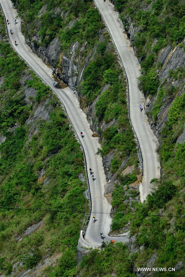 #CHINA-HUBEI-MOUNTAIN BIKE CYCLING-RACE (CN)