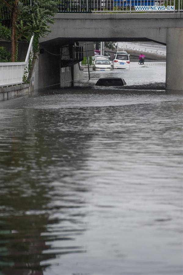 CHINA-TIANJIN-RAINSTORM-ORANGE ALERT (CN)