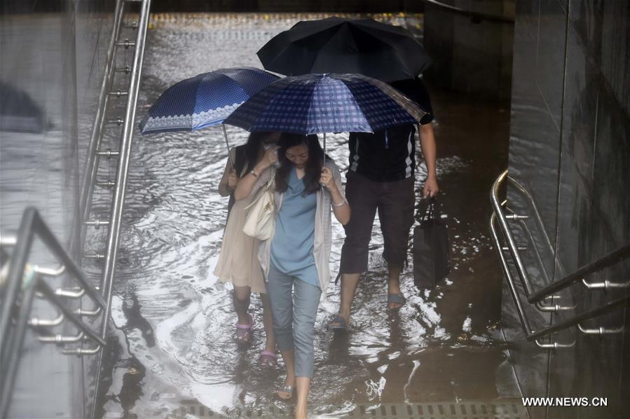 CHINA-BEIJING-RAINSTORM-ORANGE ALERT (CN)