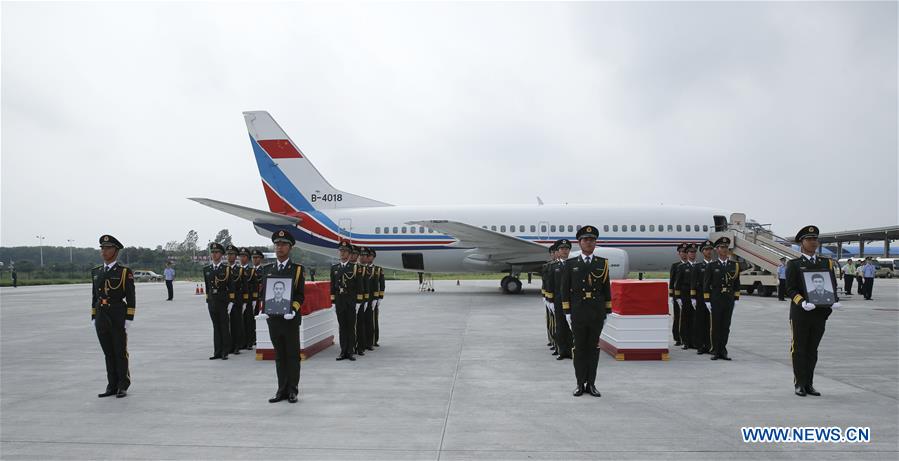 CHINA-ZHENGZHOU-PEACEKEEPERS-BACK HOME (CN)