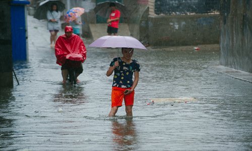 Forbidden City remains free of flooding thanks to sound drainage  system-Xinhua