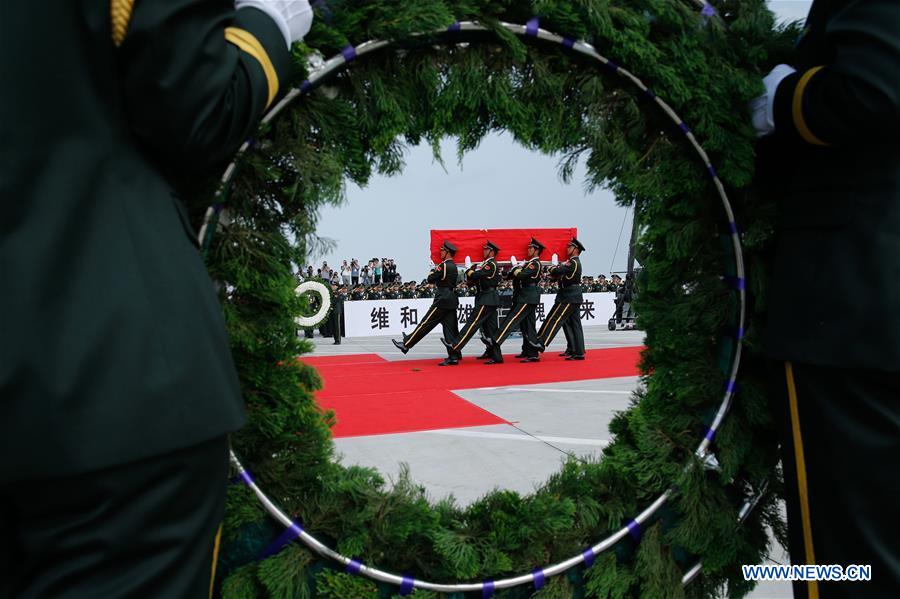 CHINA-ZHENGZHOU-PEACEKEEPERS-BACK HOME (CN)