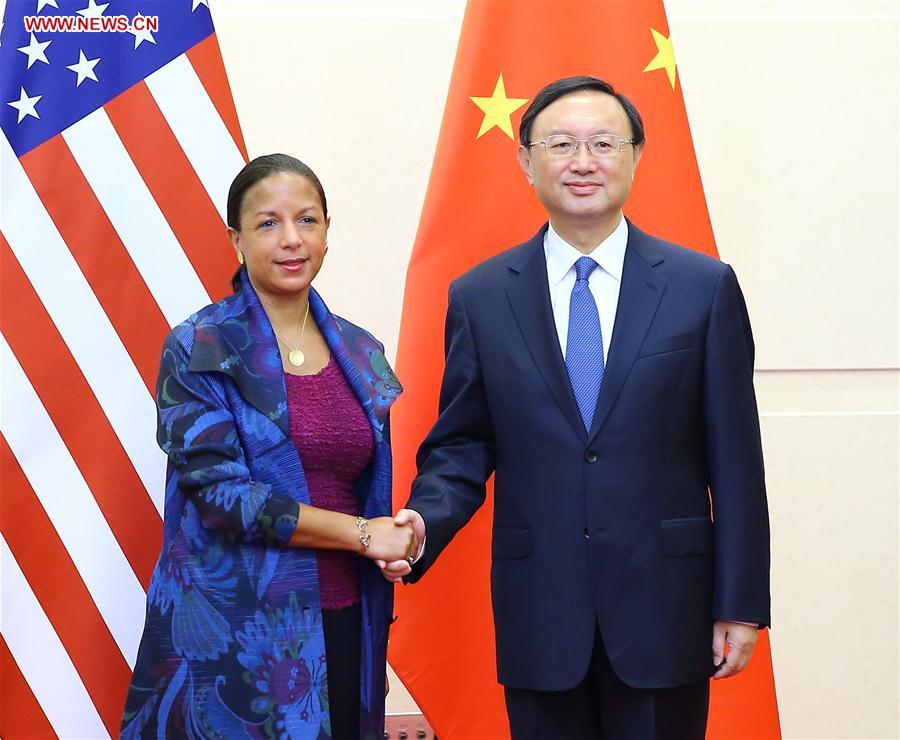 CHINA-BEIJING-YANG JIECHI-SUSAN RICE-TALKS (CN) 