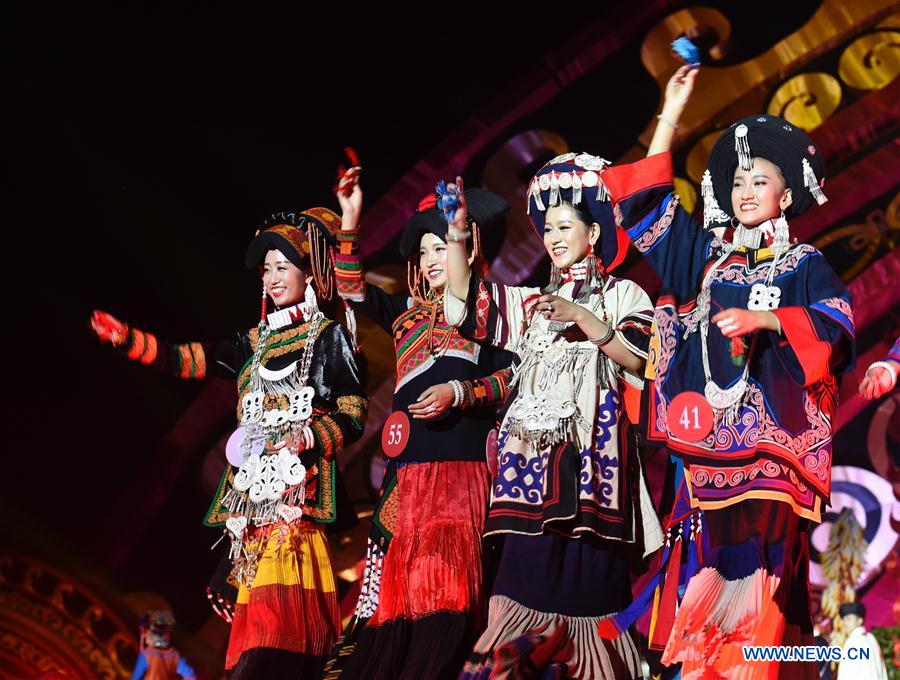 CHINA-SICHUAN-YI ETHNIC GROUP-BEAUTY CONTEST (CN)