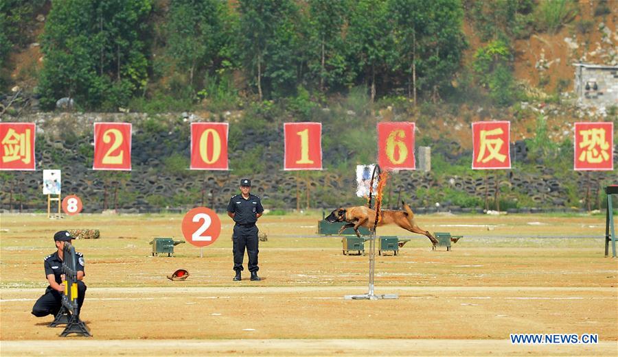 CHINA-GUANGXI-ANTI-TERRORISM DRILL (CN)