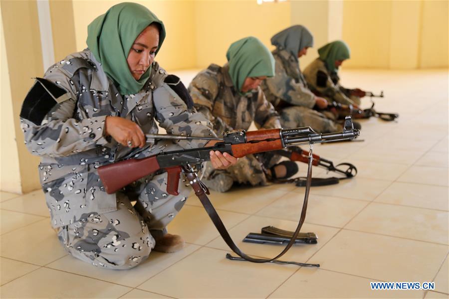 AFGHANISTAN-HERAT-BORDER POLICEWOMAN