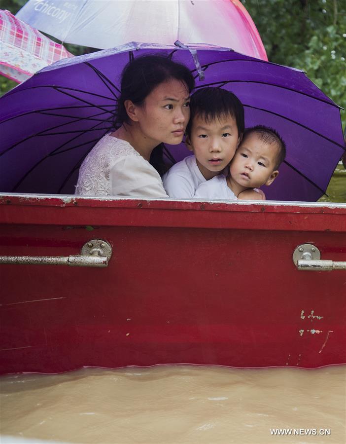 Torrential rains hit southern and northern regions of China in July, causing serious waterlogging and flood to many cities. 