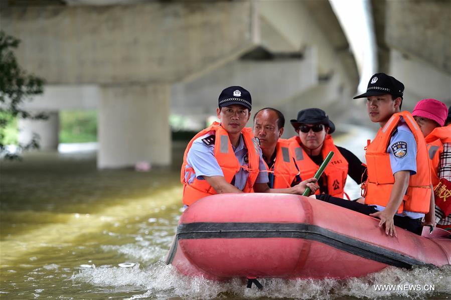 Torrential rains hit southern and northern regions of China in July, causing serious waterlogging and flood to many cities. 