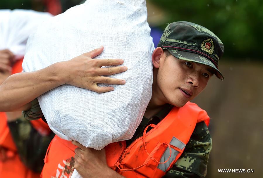 Torrential rains hit southern and northern regions of China in July, causing serious waterlogging and flood to many cities. 