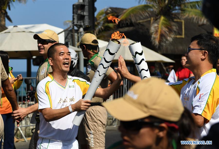 (SP)BRAZIL-RIO DE JANEIRO-OLYMPICS-TORCH RELAY