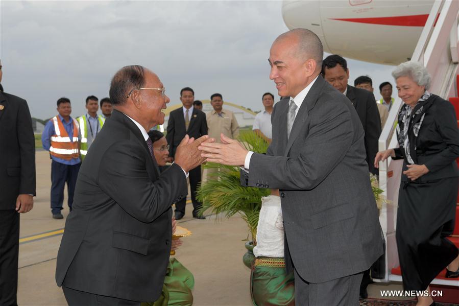 CAMBODIA-PHNOM PENH-KING-MEDICAL CHECKUP-RETURN