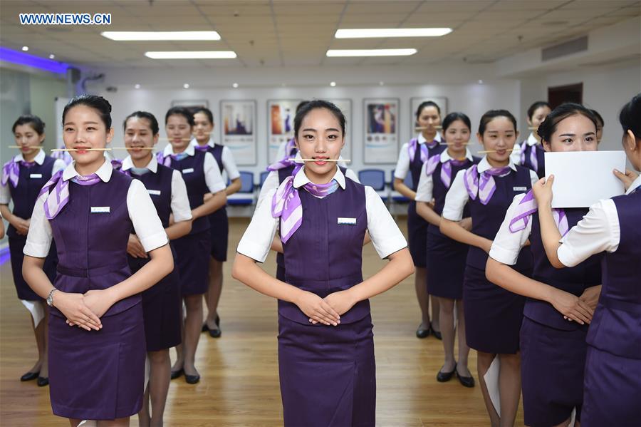 CHINA-HANGZHOU-BULLET TRAIN-STEWARDESS-TRAINING (CN)