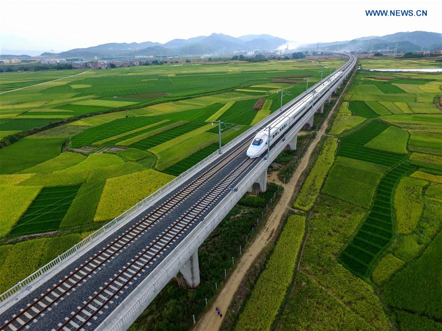 #CHINA-GUANGXI-HIGH-SPEED TRAIN-SCENERY(CN)