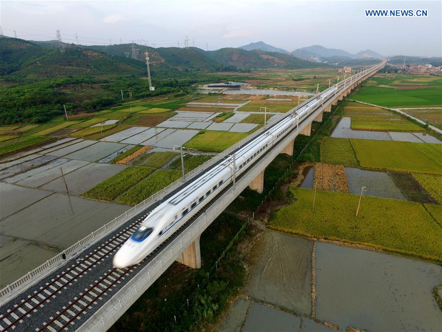 #CHINA-GUANGXI-HIGH-SPEED TRAIN-SCENERY(CN)