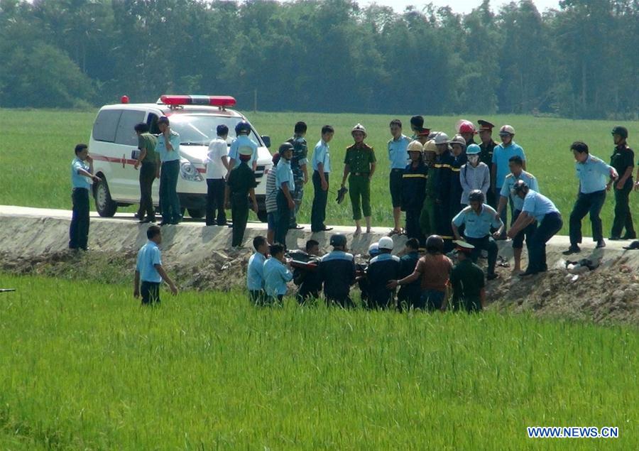 VIETNAM-PHU YEN-MILITARY PLANE-CRASH