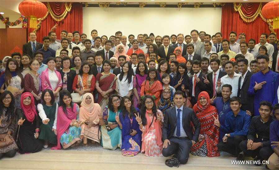  A total of 106 Bangladeshi students have received scholarship provided by the Chinese government to study in China. (Xinhua/Shariful Islam)