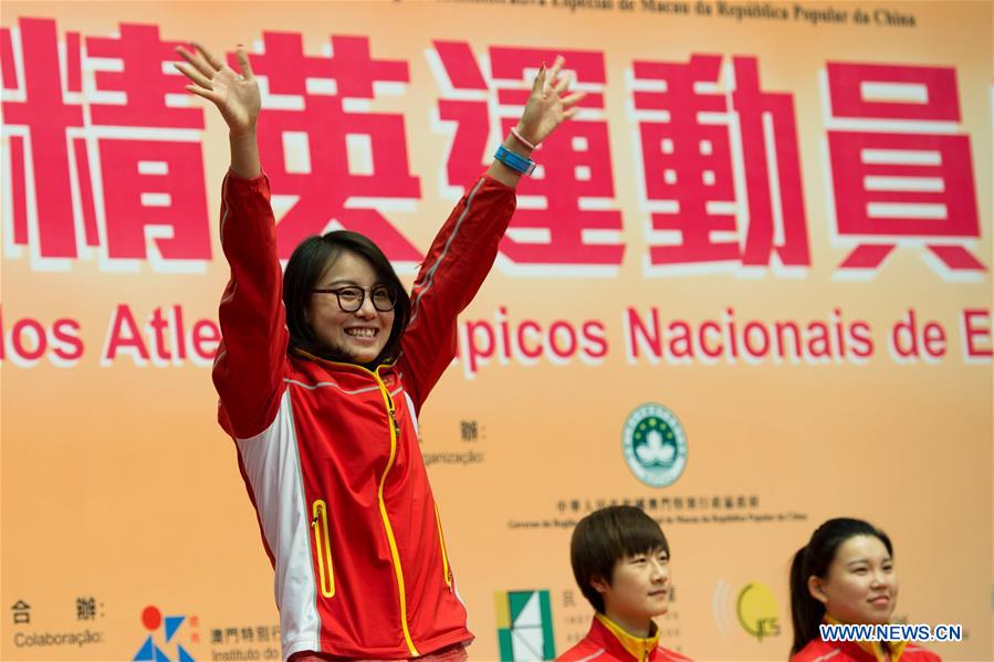 CHINA-MACAO-OLYMPIANS-VISIT (CN)