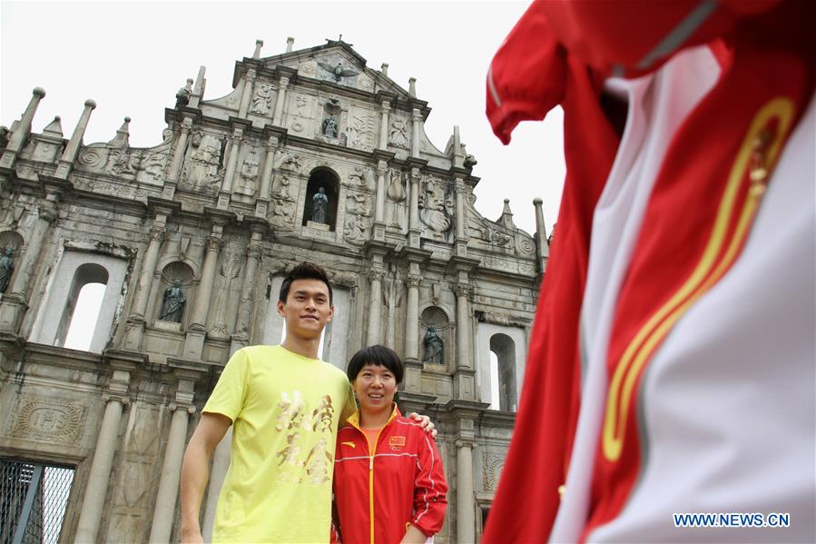 CHINA-MACAO-OLYMPIANS-VISIT (CN)