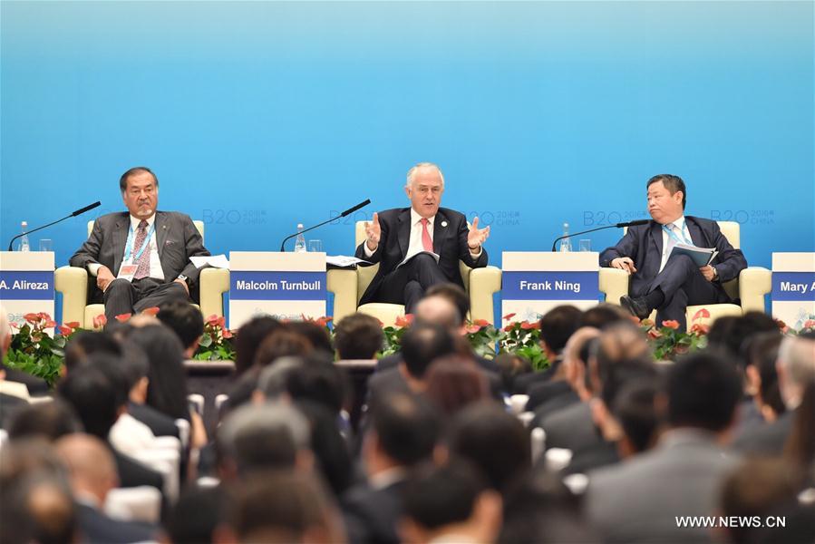 (G20 SUMMIT)CHINA-HANGZHOU-B20-SYMPOSIUM (CN)