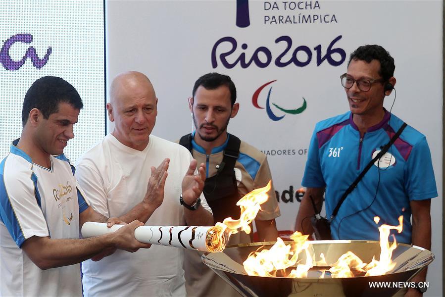 (SP)BRAZIL-SAO PAULO-PARALYMPICS-TORCH RELAY   