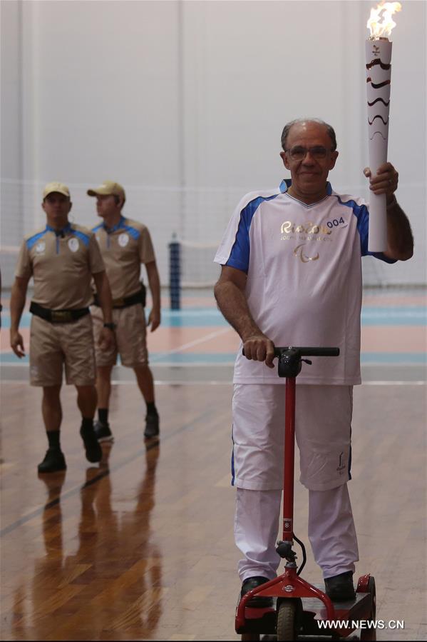 (SP)BRAZIL-SAO PAULO-PARALYMPICS-TORCH RELAY   
