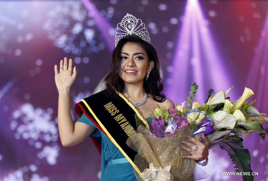 MYANMAR-YANGON-MISS MYANMAR INTERNATIONAL 2016