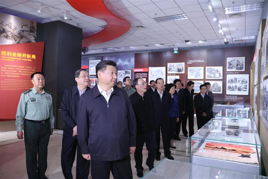 CHINA-BEIJING-XI JINPING-LONG MARCH-EXHIBITION-VISIT (CN)