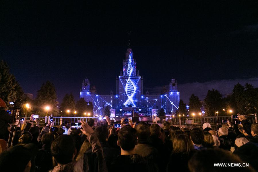 The Circle of Light Moscow international festival is an annual event at which lighting designers and specialists in audiovisual art from various countries reinvent the architectural scene of Moscow by using video mapping. 