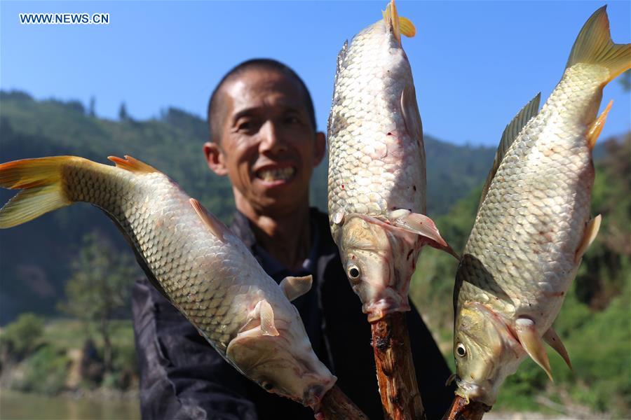 #CHINA-GUIZHOU-RONGJIANG-FISHING COOKING-FOLK FESTIVAL (CN)