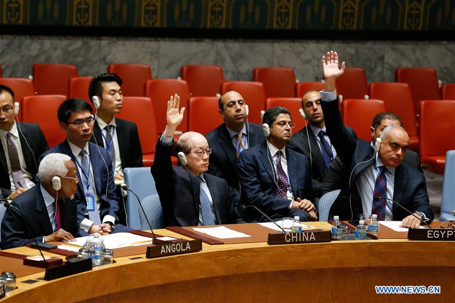 UN-SECURITY COUNCIL-SYRIA-RESOLUTION-LIU JIEYI