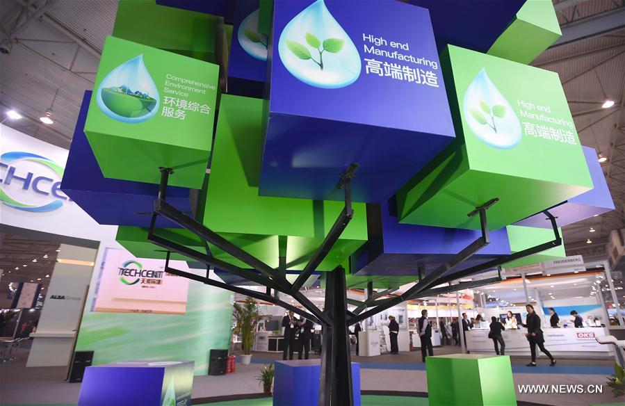 The fair, covering an area about 200,000 square meters, attracted more than 9,000 exhibitors from 91 countries and regions, kicking off on Thursday.