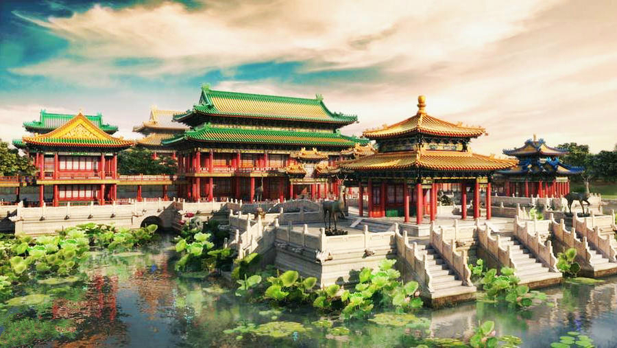 Modern technology brings back digital Old Summer Palace