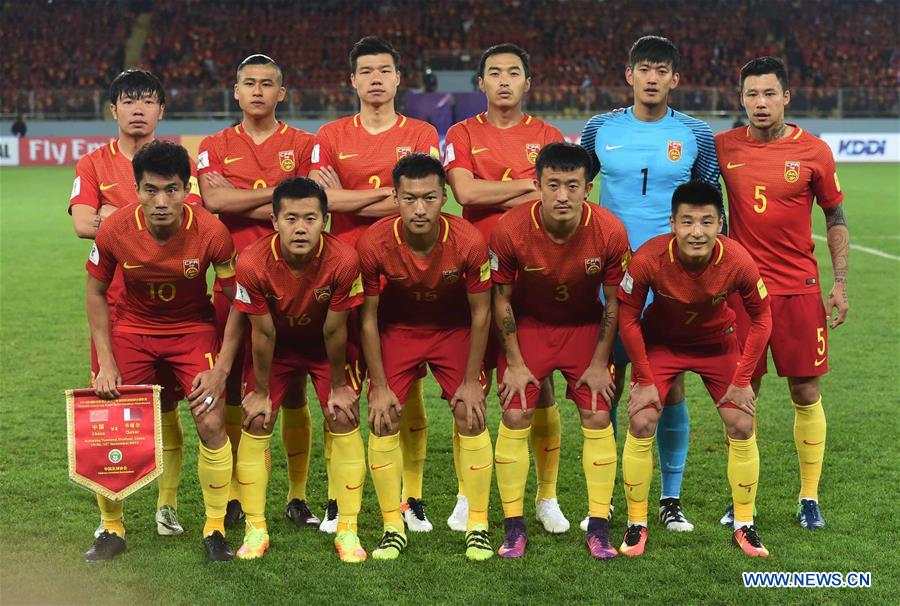 (SP)CHINA-KUNMING-SOCCER-FIFA WORLD CUP 2018-QUALIFIER-CHN VS QAT