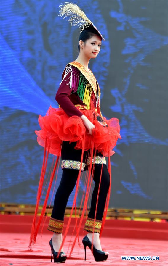 CHINA-GUANGXI-JINXIU-YAO ETHNIC GROUP-FASHION SHOW (CN) 